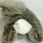 Gray Squirrel Soft Fluffy Tail Life Like Plush Toy Grey Furry Stuffed Animal 9"
