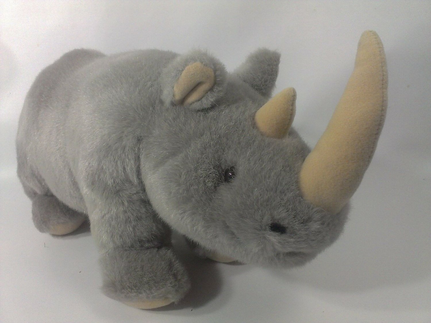 stuffed rhino head