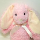 Kellytoy Bunny Rabbit Pink Rattle Plush Shaggy Stuffed Animal Crinkle Ears 16" Kellytoy Bunny Rabbit Pink Rattle Plush Shaggy Stuffed Animal Crinkle Ears 16"