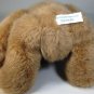 Wishpets Theodore Plush Teddy Bear Brown Stuffed Animal 1998 Plaid Bow -12"