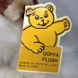 White Ape Gorilla Monkey Goffa Plush Mother & Baby Large Furry Animal 15" Tag