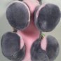 Pink Ears ELEPHANT Stuffed Plush Vintage Soft Things 18" Gray Grey White Tusks