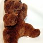 Fiesta Teddy Bear Plush Brown 11" Sitting Paw Bear Grizzly Stuffed Animal w/ Bow