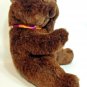 Fiesta Teddy Bear Plush Brown 11" Sitting Paw Bear Grizzly Stuffed Animal w/ Bow