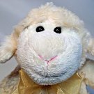 Commonwealth Plush Lamb Sheep Ewe Cream Gold Sheer Organza Bow 11" Stuffed Toy Commonwealth Plush Lamb Sheep Ewe Cream Gold Sheer Organza Bow 11" Stuffed Toy
