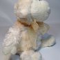 Commonwealth Plush Lamb Sheep Ewe Cream Gold Sheer Organza Bow 11" Stuffed Toy