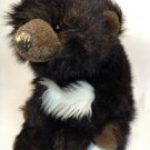 Black Grizzly Bear Large 22" Plush Teddy Stuffed Animal Korea 1991