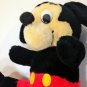 Vintage Disney MICKEY MOUSE Plush Stuffed Animal Doll Korea 13"