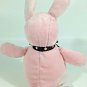 Mary Meyer Pink Bunny Rabbit Plush Bean Bag Stuffed Animal Spotted Bow Tie 8"