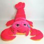 Goffa Red Lobster Plush Soft Toy Stuffed Animal Orange Crab Big Pink Eyes 20"