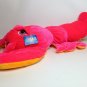 Goffa Red Lobster Plush Soft Toy Stuffed Animal Orange Crab Big Pink Eyes 20"