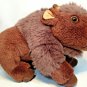 Mary Meyer Bison Buffalo Plush Gruffalo Brown Stuffed Animal RARE 1991 Toy 10"