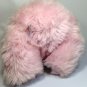 Oshko Pink Teddy Bear Soft Furry Stuffed Animal w Sweet love Ribbon Bow 12"