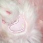 Oshko Pink Teddy Bear Soft Furry Stuffed Animal w Sweet love Ribbon Bow 12"