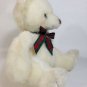 Russ SNOWTOP Teddy Bear Plush Rosey Cheeks Korean K-02 White Stuffed Animal 9"