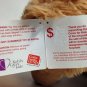 Gund Plush Teddy Bear Kohls Cares Kids 15" Brown Stuffed Plush Animal 44184 TAG