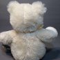 Russ Berrie Teddy Bear Plush Bless This Little One White Cream Stuffed Animal