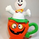 Halloween Ghost in Pumpkin Teacup Plush National Entertainment Network 14"