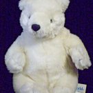 Sea World Polar Bear Plush Teddy White Pot Belly Bean Bag Stuffed Animal Toy 8"