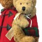 RARE Dan Dee Momma Bear & Cub Plush Hugging Christmas Holiday HTF Pom Pom Hat