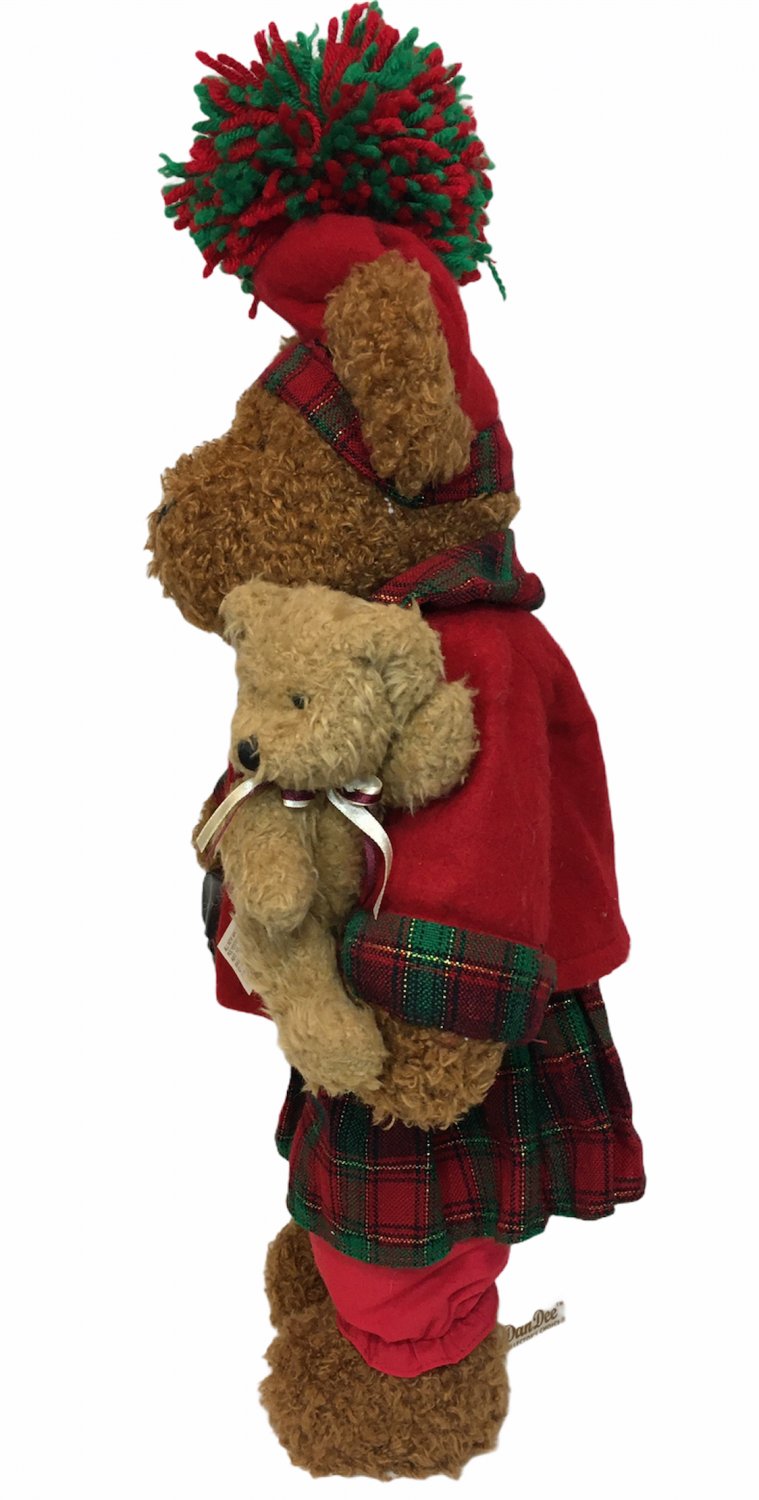 hugging christmas bear