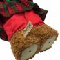 RARE Dan Dee Momma Bear & Cub Plush Hugging Christmas Holiday HTF Pom Pom Hat