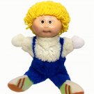 Vintage Cabbage Patch Doll Plush Blue White Hand Puppet Korea Vintage Cabbage Patch Doll Plush Blue White Hand Puppet Korea