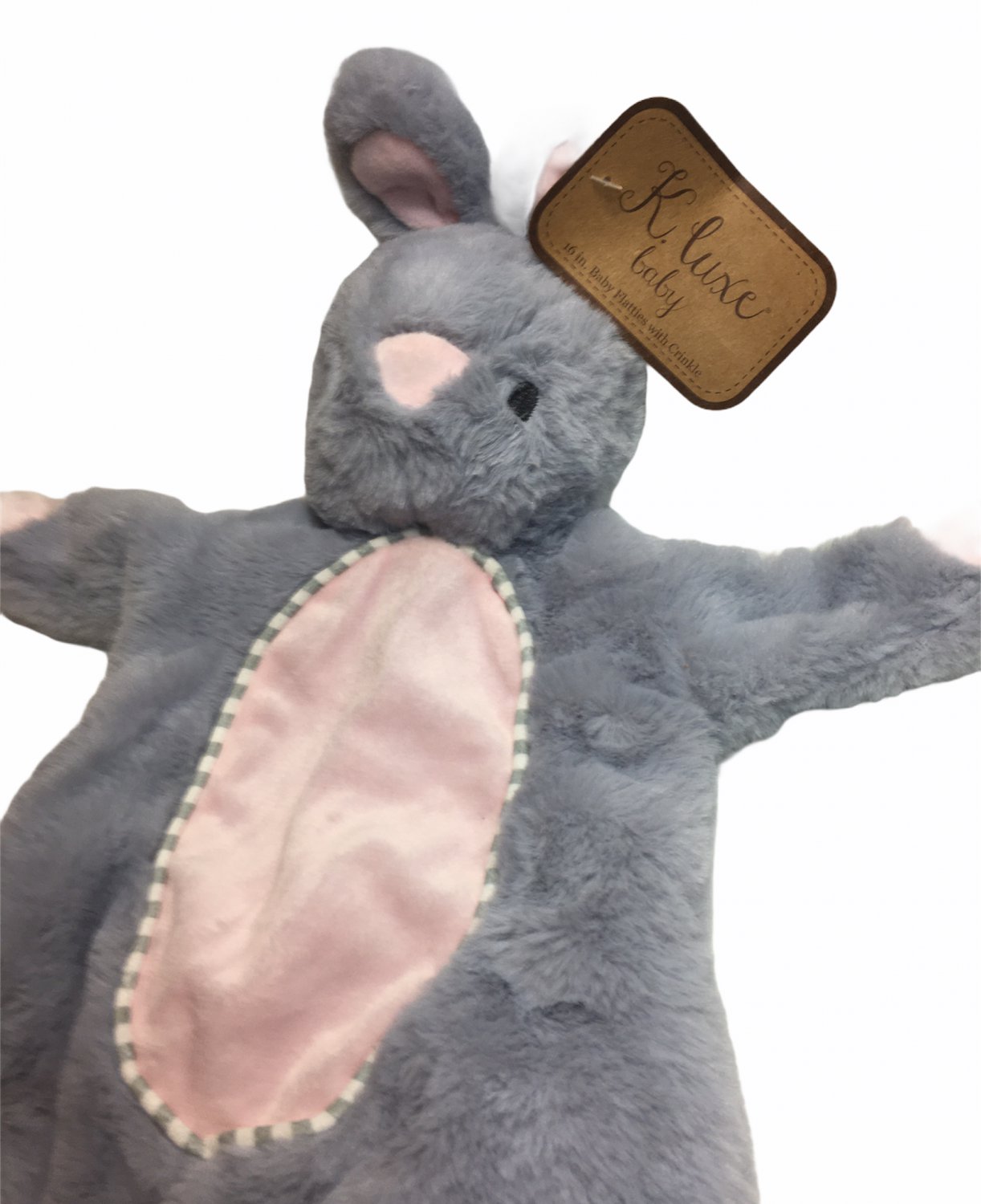 purely luxe plush rabbit