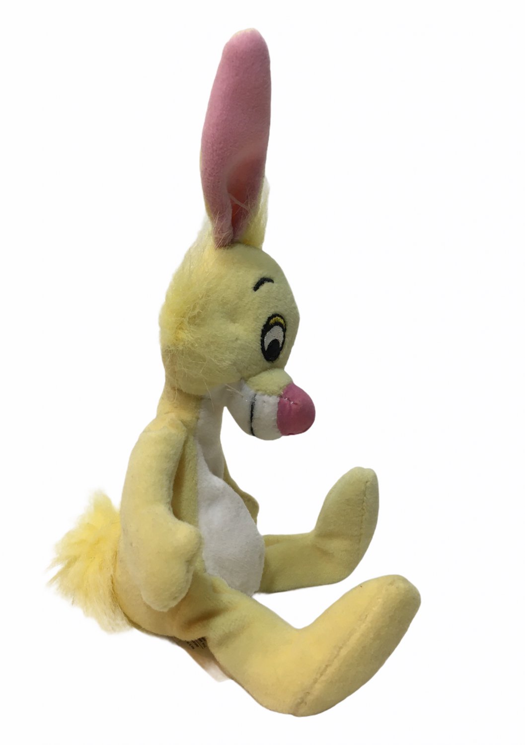 stuffed yellow bunny