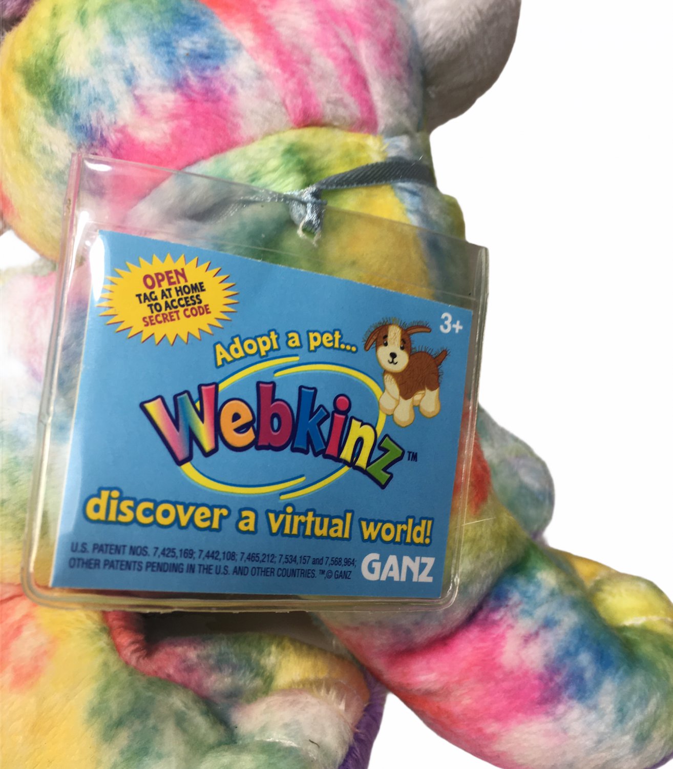 webkinz tie dyed puppy