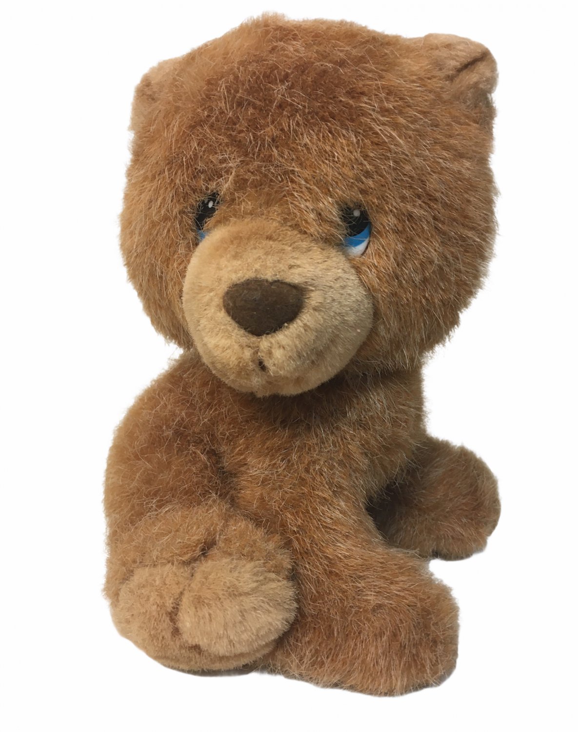 Vintage Russ Sandy Bear Cub Caress Soft 'n Suede Pet Plush Stuffed Animal 7"