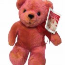 Avon Plush Teddy Bear 100th Anniversary Orange Musical Talking Stuffed Animal