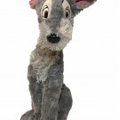 Disney TRAMP Puppy Dog Lady & The Tramp Children's Movie Grey 16" Stuffed Plush