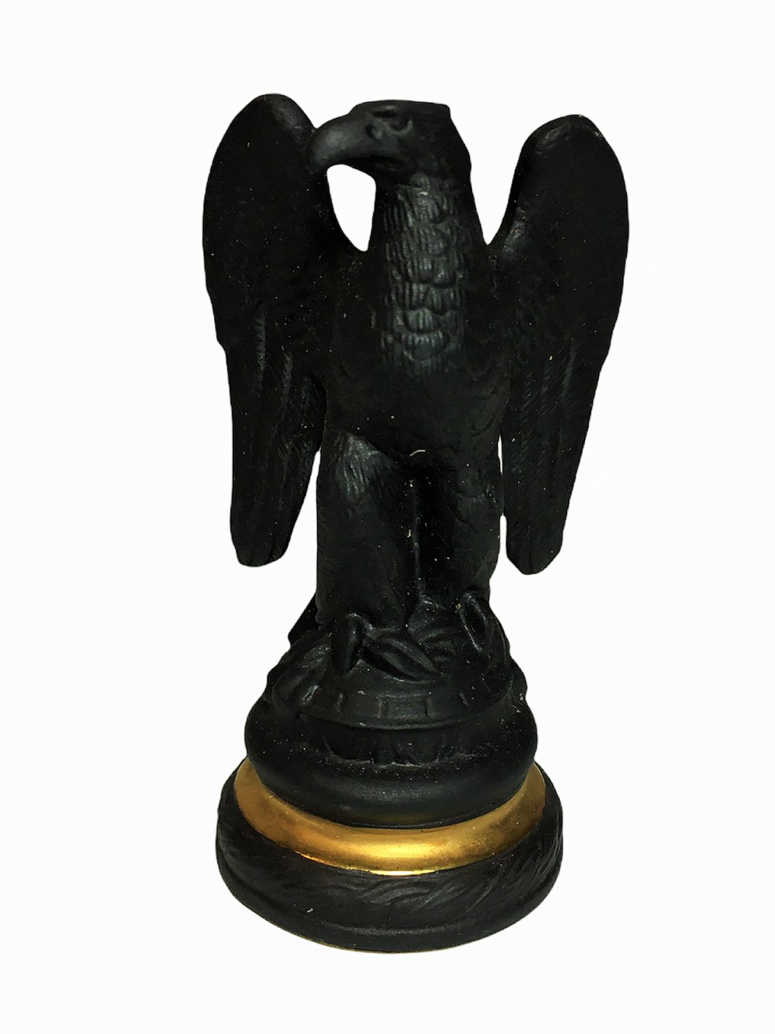 Franklin Mint CHESS Set of the Gods Black Roman Eagle Pawn #1