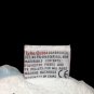 Ty Pluffies Windchill Snowman Beanbag White Blue Plush Stuffed Tylux Toy TAGS 8"