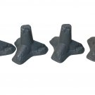 Dust Tactics 1:48 Tank Trap 4 piece Collection Set Gray Grey War Games Toy