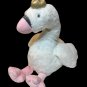 Carters Princess White Swan Baby Soft Plush Toy Stuffed Animal 10" Fairies