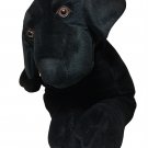 Vintage Labrador Retriever Dog Stuffins Stuffed Animal Black K-9 Plush RARE 24"