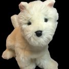 Douglas Cuddle Toys Plush Dog White Terrier Soft Puppy Small Stuffed Animal 9"
