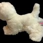Douglas Cuddle Toys Plush Dog White Terrier Soft Puppy Small Stuffed Animal 9"