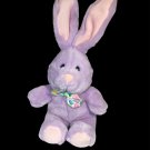 Commonwealth Eggcetera Bunny Rabbit Purple Lilac Stuffed Animal Easter Plush HTF