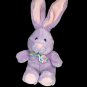 Commonwealth Eggcetera Bunny Rabbit Purple Lilac Stuffed Animal Easter Plush HTF