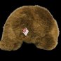 Ty Classic Brown Bear Magee Plush Stuffed Animal Toy Gold Satin Bow Vintage 1998