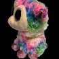 Ty Daffodil Rainbow Lamb Beanie Boos Pink Glitter Eyes & Feet Sheep Goat 6"