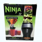 Ninja Fit Personal Single-Serve Blender Stainless Steel Two 16-oz. Cups NEW IOB