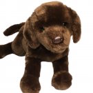 Douglas Chocolate Lab Labrador Puppy Dog Tucker Plush Brown Stuffed Animal 12in.