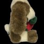 Boyds Bears Piddles Puppy Dog Plush Brown Beige Stuffed Animal Red Stocking RARE