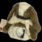 Boyds Bears Piddles Puppy Dog Plush Brown Beige Stuffed Animal Red Stocking RARE