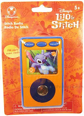 Authentic Disney Store Exclusive Stitch Radio FM