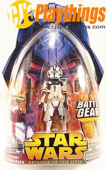 Star Wars Revenge of the Sith #33 Clone Commander Green Variant